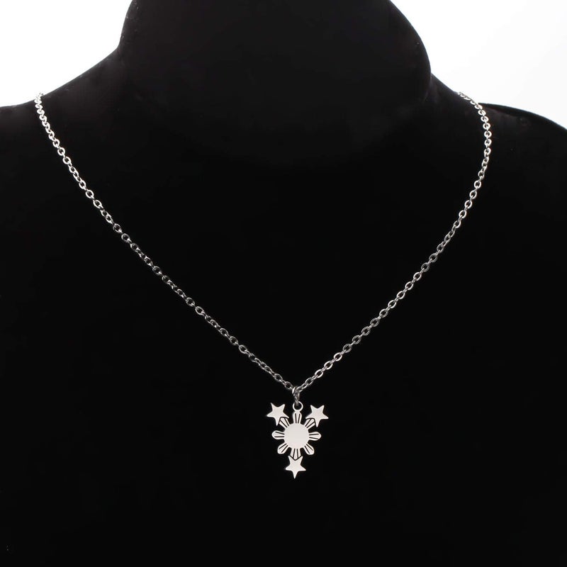 MYOSPARK Philippines Sun Necklace - Star Necklace Philippine Pride Jewelry Gift For Filipino - Image 5